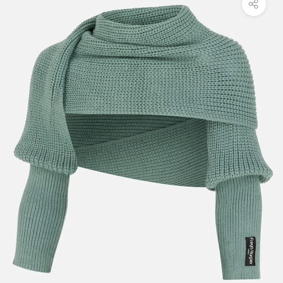 freya harper Sweaters - Freya Harper, Wool Blend Shrug Scarf